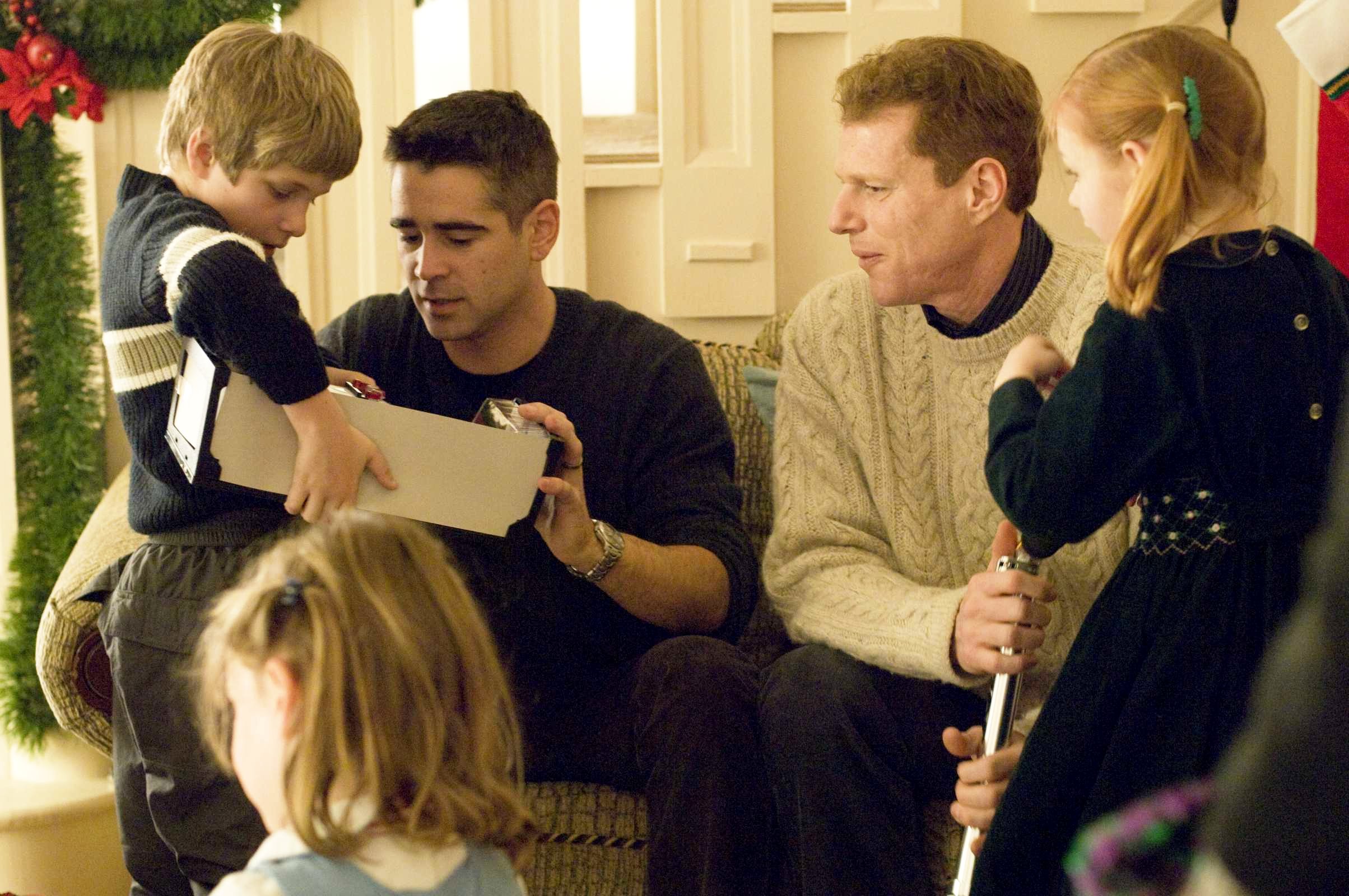 Ty Simpkins, Colin Farrell, Noah Emmerich and Ryan Simpkins in New Line Cinema's Pride and Glory (2008). Photo credit by Glen Wilson.