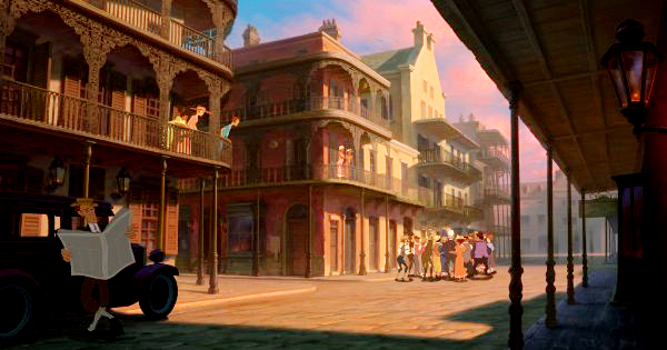 A scene from Walt Disney Pictures' The Princess and the Frog (2009)