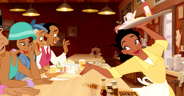 A scene from Walt Disney Pictures' The Princess and the Frog (2009)