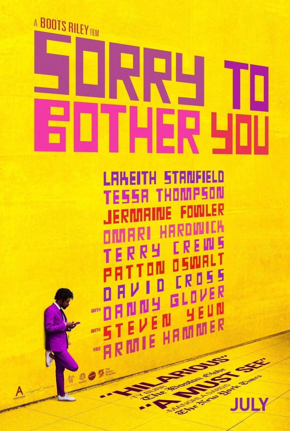 Poster of Annapurna Pictures' Sorry to Bother You (2018)