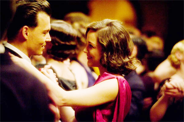 Johnny Depp stars as John Dillinger and Marion Cotillard stars as Billie Frechette in Universal Pictures' Public Enemies (2009)