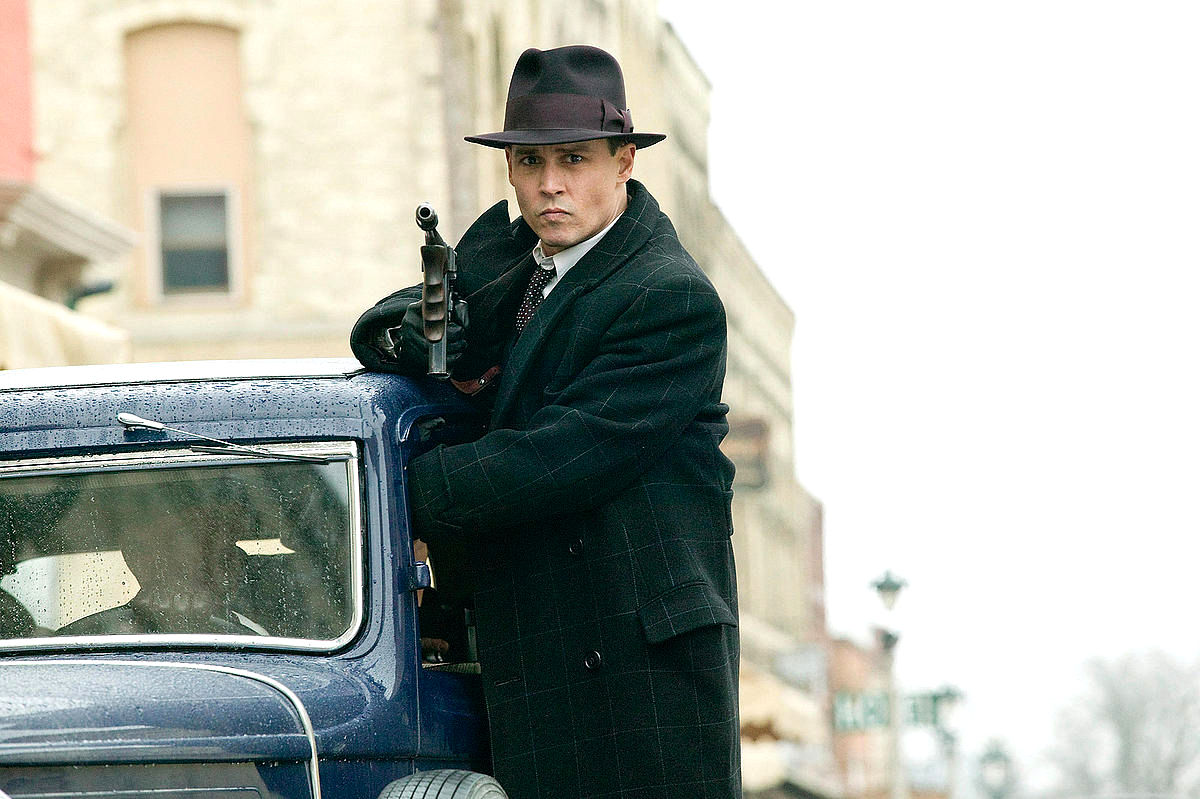 Johnny Depp stars as John Dillinger in Universal Pictures' Public Enemies (2009)