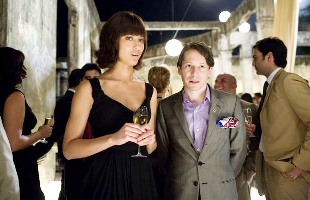 Olga Kurylenko stars as Camille and Mathieu Amalric stars as Dominic Greene in Columbia Pictures' Quantum of Solace (2008)
