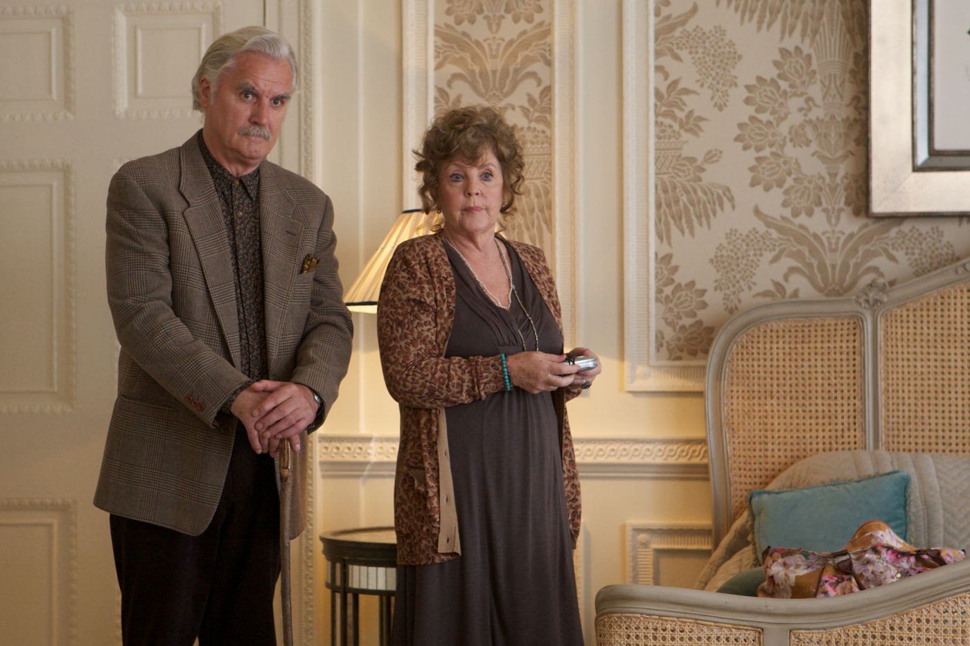 Billy Connolly stars as Wilf Bond and Pauline Collins stars as Cissy Robson in The Weinstein Company's Quartet (2013)