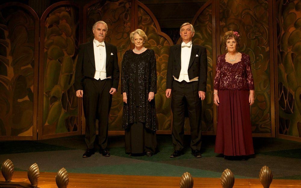 Billy Connolly, Maggie Smith, Tom Courtenay and Pauline Collins in The Weinstein Company's Quartet (2013)