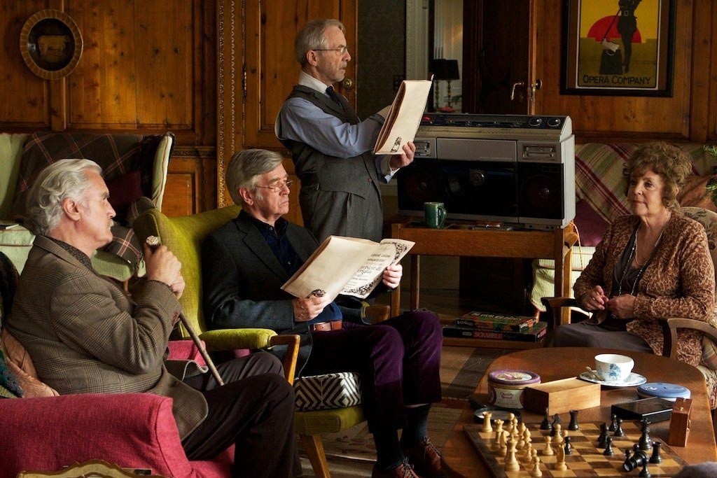 Billy Connolly, Tom Courtenay, Andrew Sachs and Pauline Collins in The Weinstein Company's Quartet (2013)