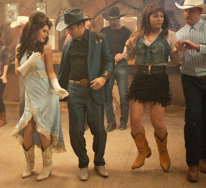 Lizzy Caplan, Ron Livingston, Joe Lo Truglio, and Matt Walsh in SemiRebellious Films' Queens of Country (2012)
