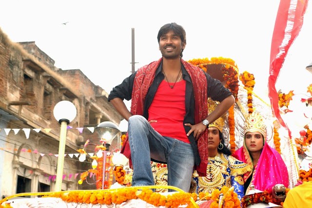 Dhanush stars as Kundan in Eros International's Raanjhanaa (2013)