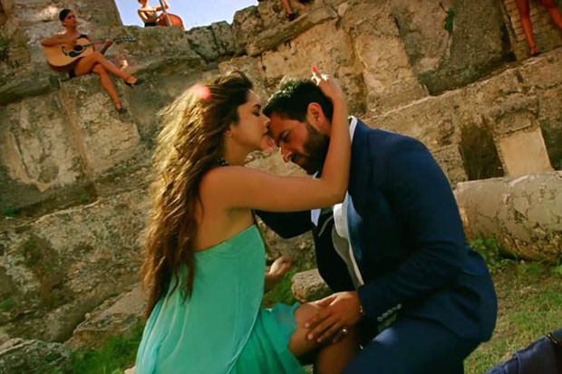 Deepika Padukone stars as Elena and Saif Ali Khan stars as Ranvir Singh in UTV Motion Pictures' Race 2 (2013)