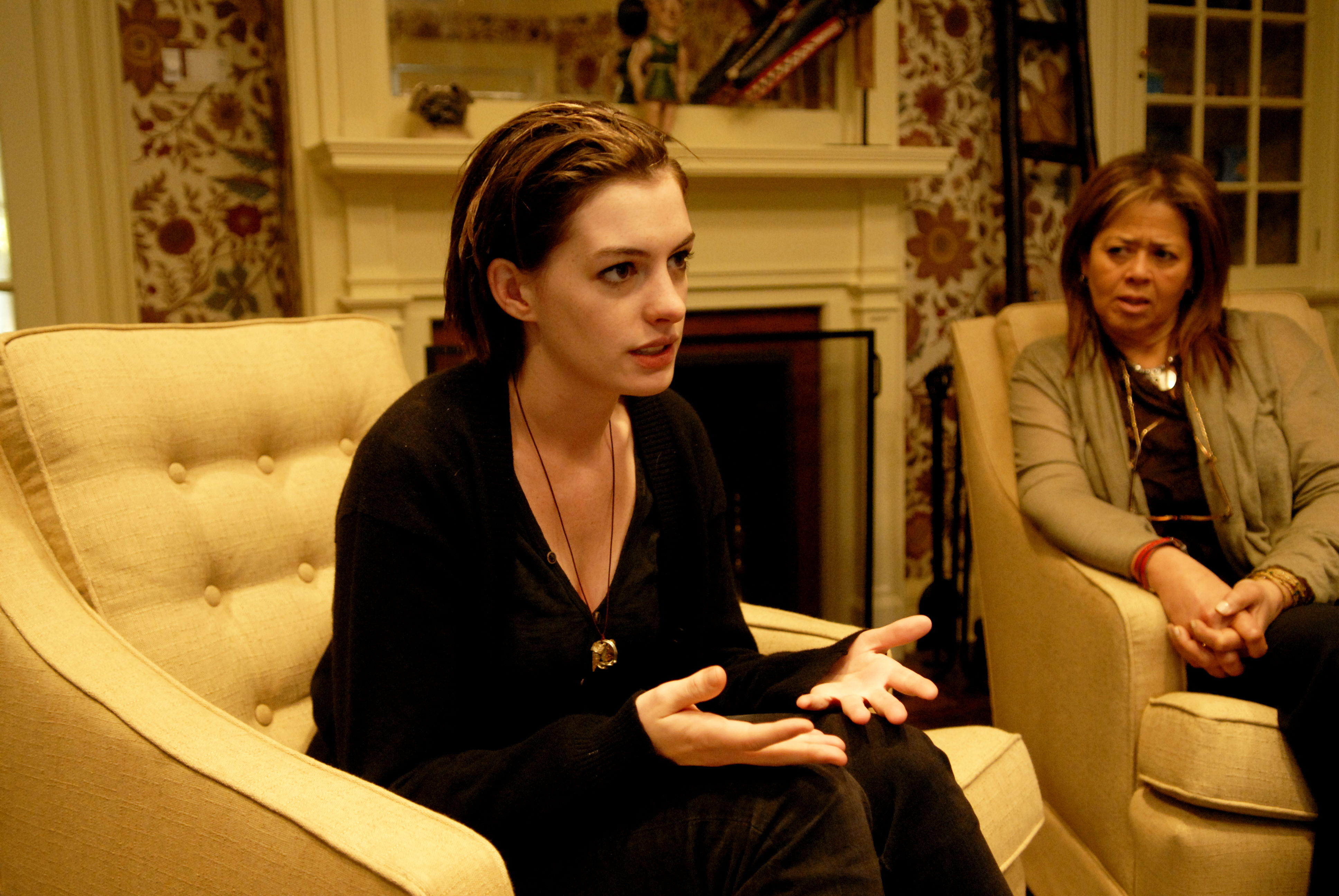 Anne Hathaway as Kym and Anna Deavere Smith as Carol in Sony Pictures Classics' Rachel Getting Married (2008). Photo by Bob Vergara.