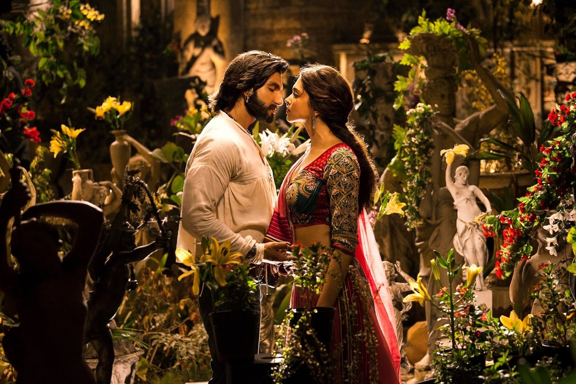 Ranveer Singh stars as Ram and Deepika Padukone stars as Leela in Eros International's Ram-Leela (2013)