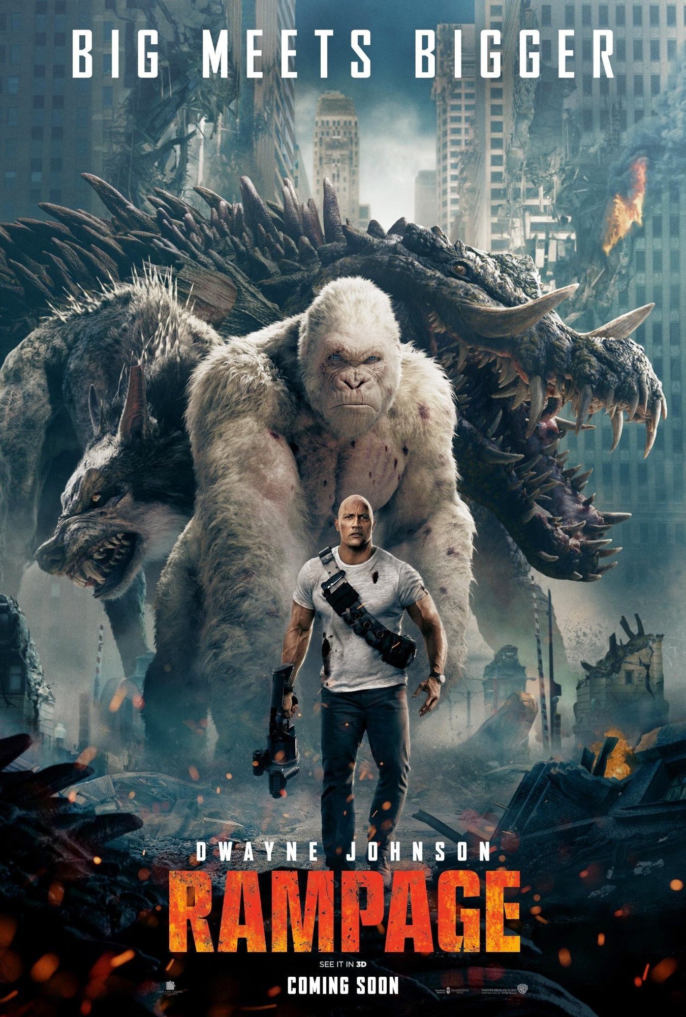 Poster of Warner Bros. Pictures' Rampage (2018)