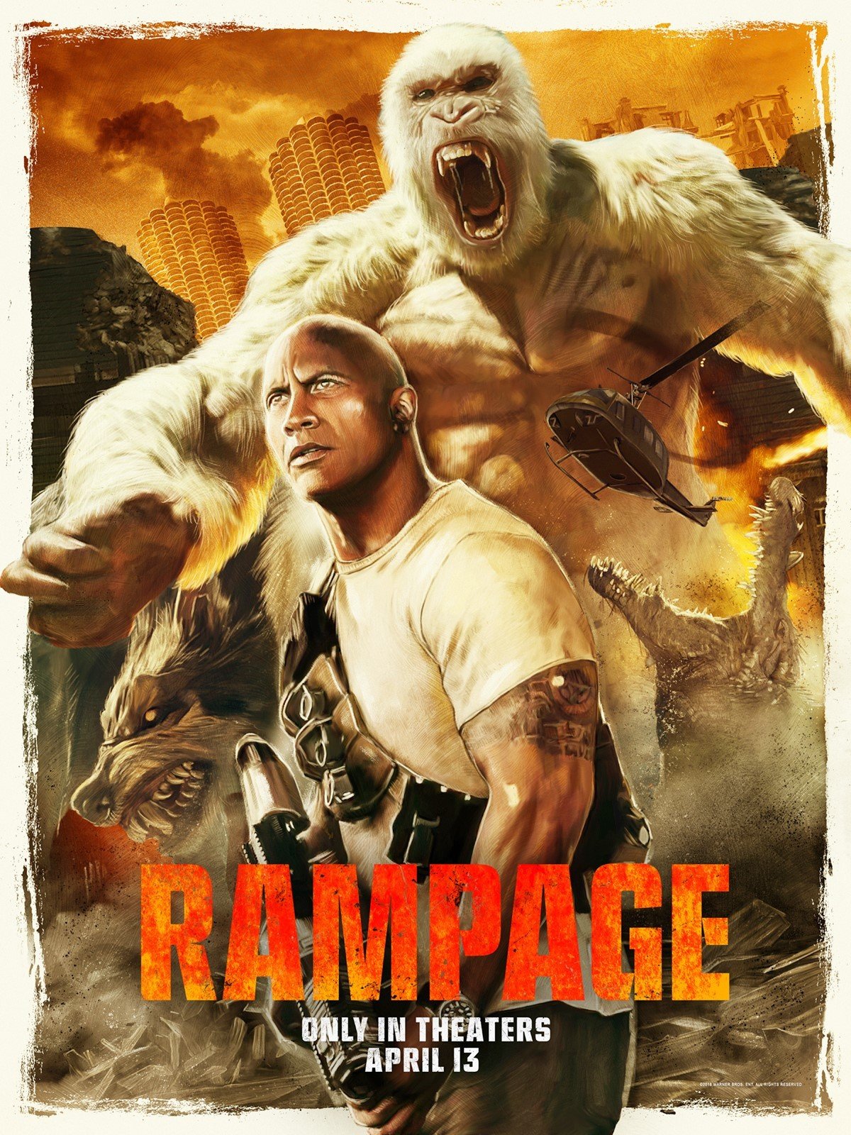 Poster of Warner Bros. Pictures' Rampage (2018)