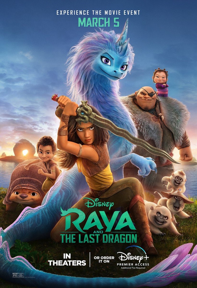 Poster of Raya and the Last Dragon (2021)