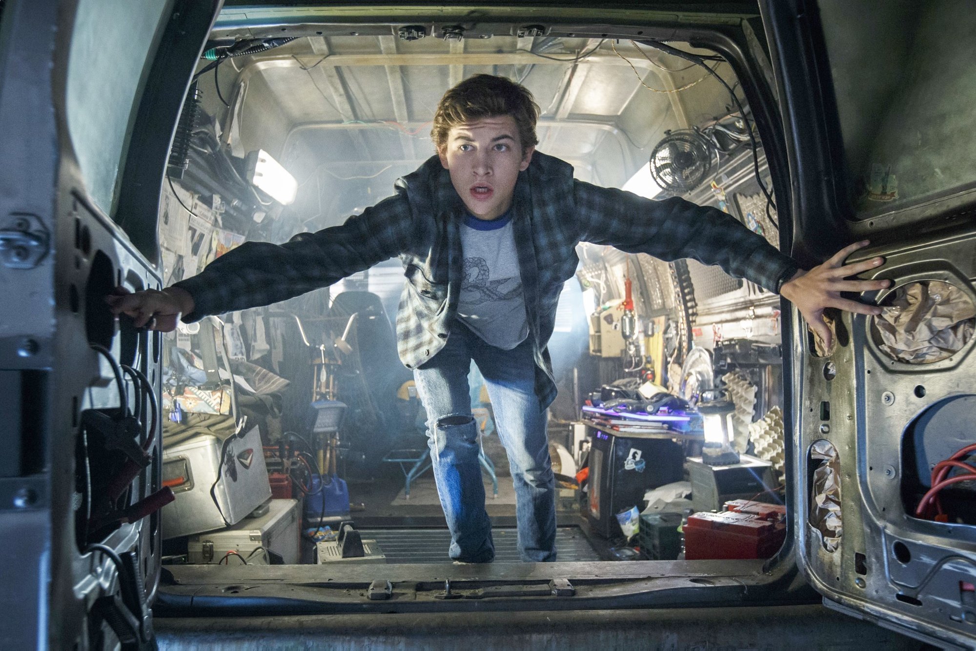 Tye Sheridan stars as Wade in Warner Bros. Pictures' Ready Player One (2018)