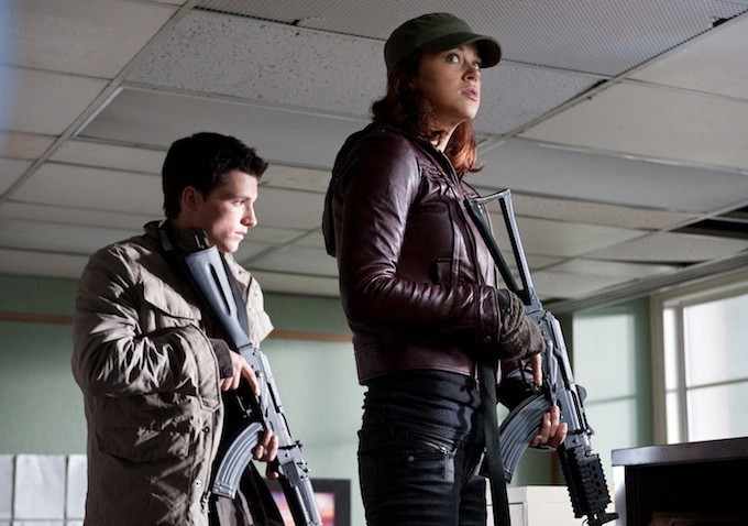 Josh Hutcherson stars as Robert and Adrianne Palicki stars as Toni in FilmDistrict's Red Dawn (2012)