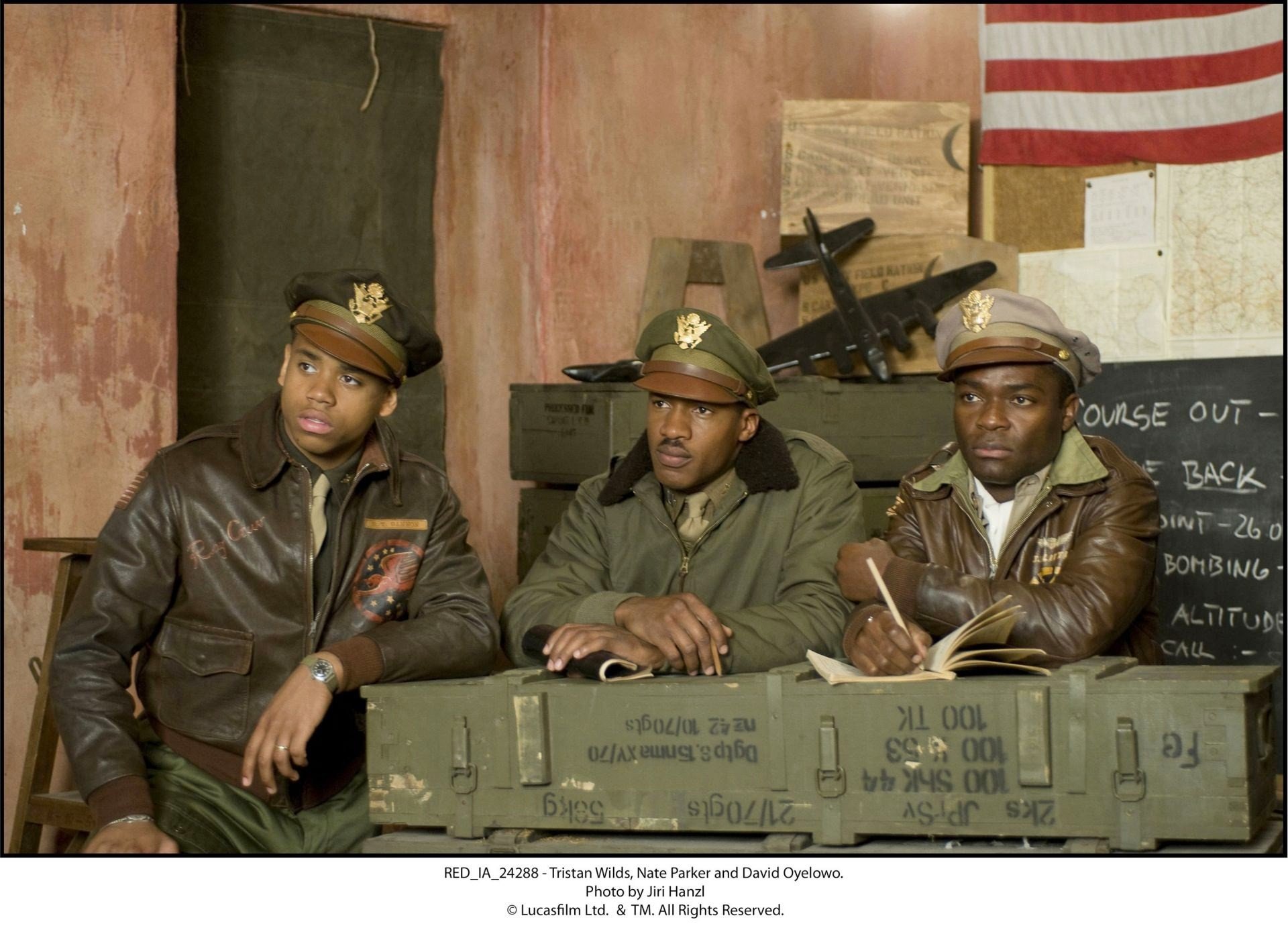 Tristan Wilds, Nate Parker and David Oyelowo in The 20th Century Fox's Red Tails (2012)