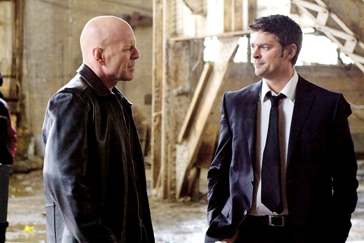Bruce Willis stars as Frank Moses and Karl Urban stars as William Cooper in Summit Entertainment's Red (2010)