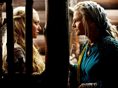 Amanda Seyfried stars as Valerie and Julie Christie stars as Red's Grandmother in Warner Bros. Pictures' Red Riding Hood (2011)