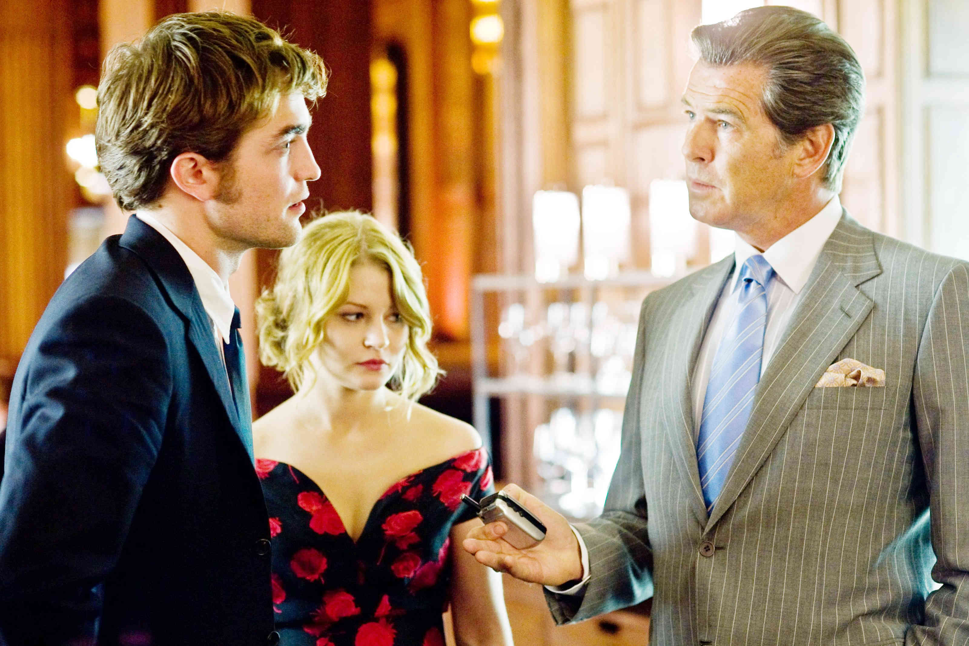 Robert Pattinson, Emilie de Ravin and Pierce Brosnan in Summit Entertainment's Remember Me (2010)