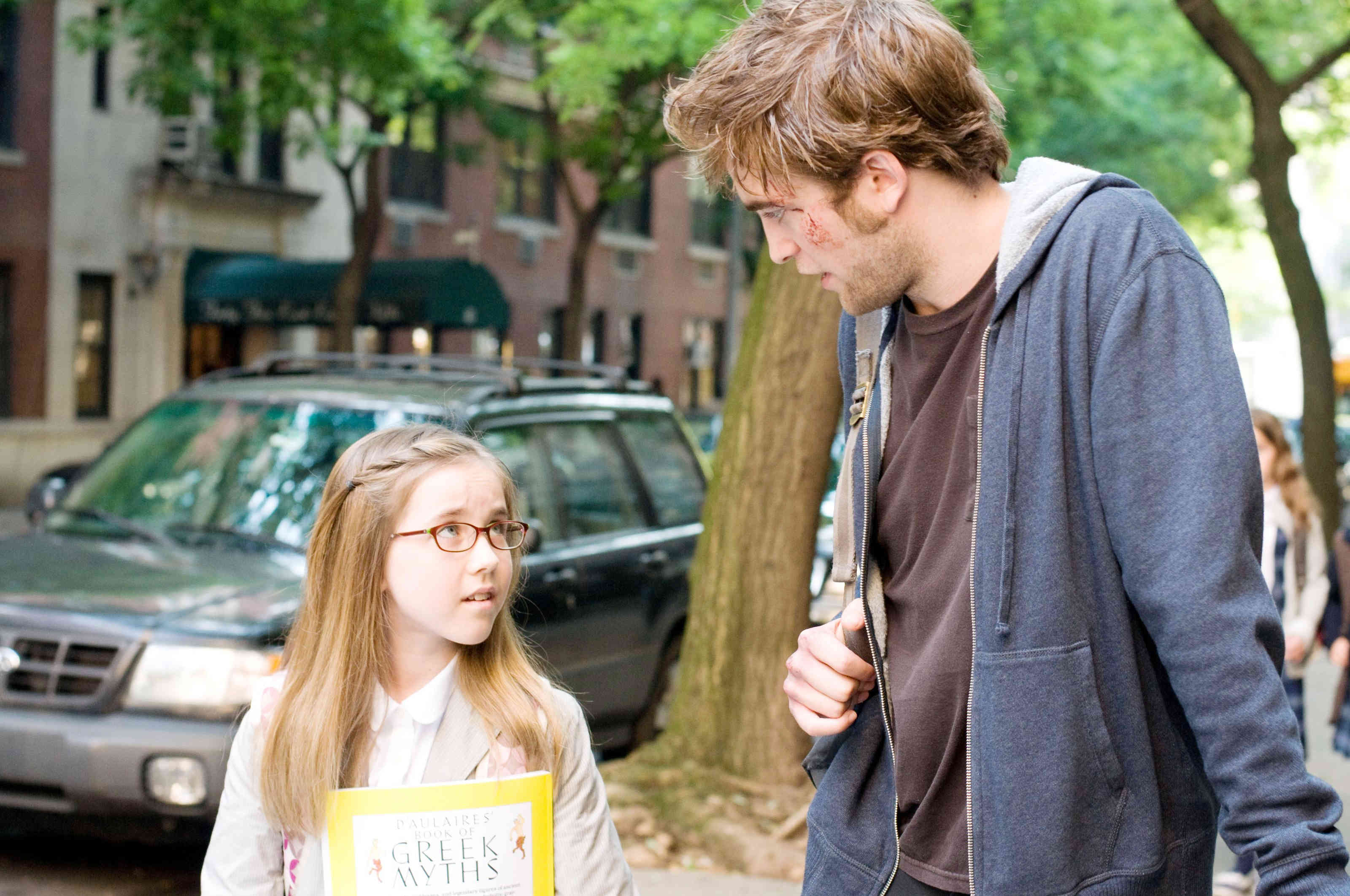 Ruby Jerins stars as Caroline Hawkins and Robert Pattinson stars as Tyler in Summit Entertainment's Remember Me (2010)