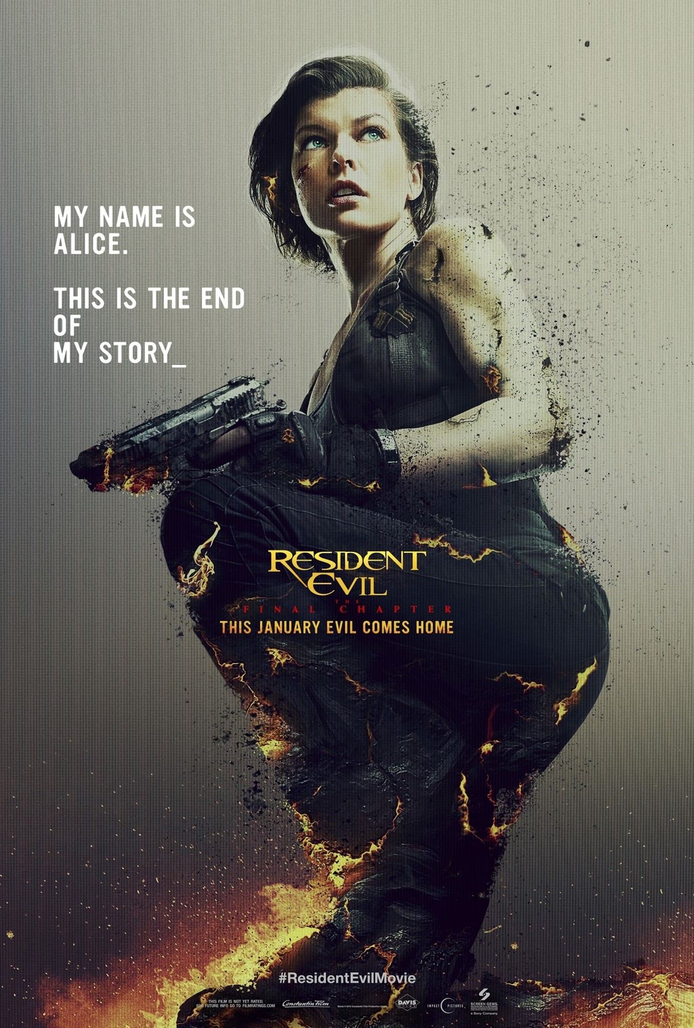 Poster of Screen Gems' Resident Evil: The Final Chapter (2017)