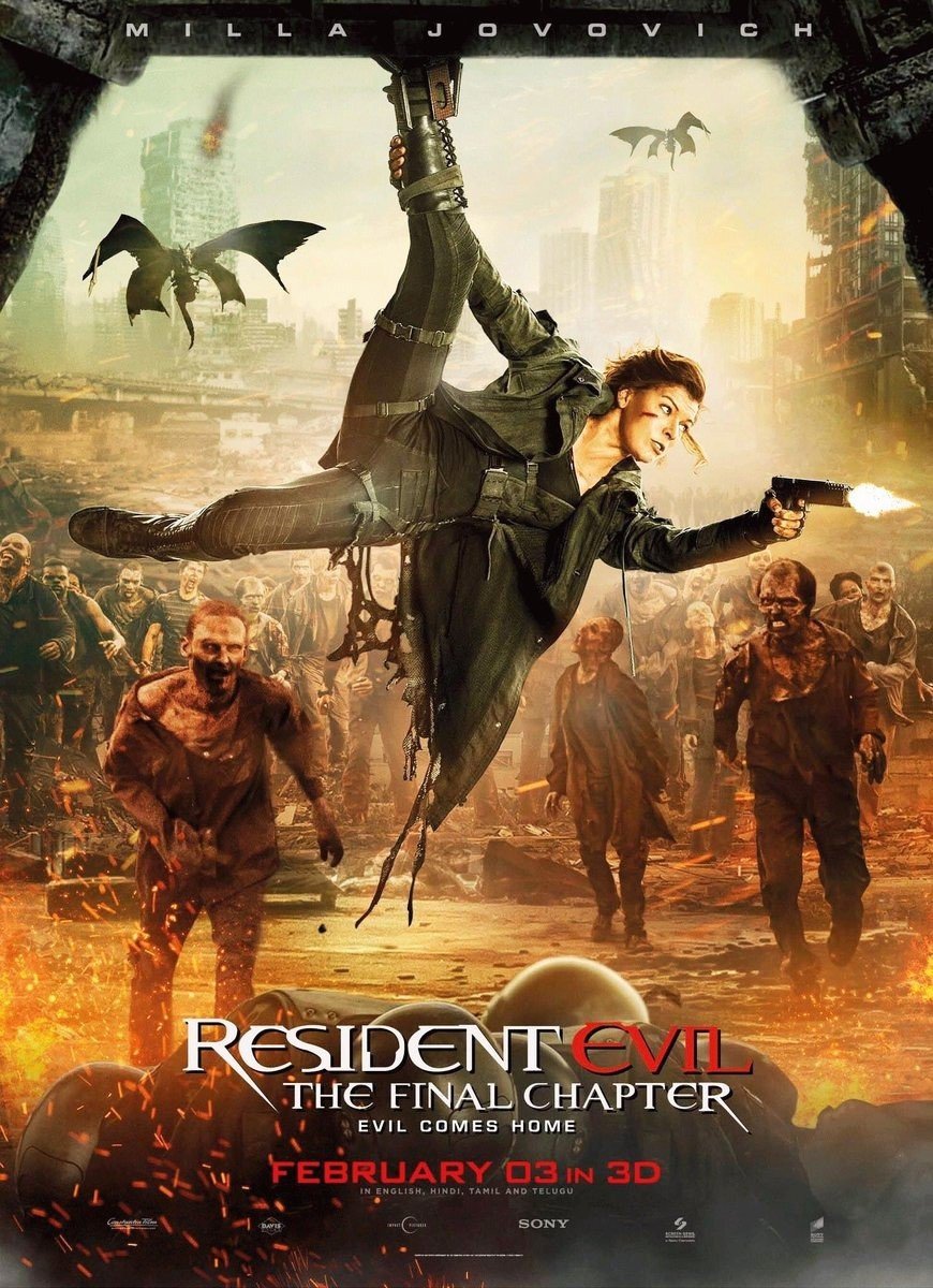 Poster of Screen Gems' Resident Evil: The Final Chapter (2017)