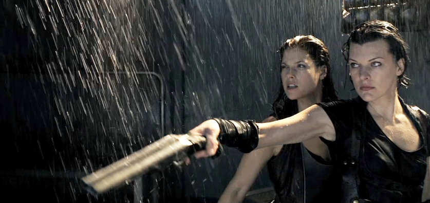 Ali Larter stars as Claire Redfield and Milla Jovovich stars as Alice in Screen Gems' Resident Evil: Afterlife (2010)