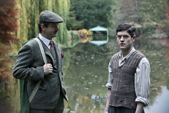 Iwan Rheon stars as George and Michael Sheen stars as Tommy Atkins in Metrodome Distribution's Resistance (2011)
