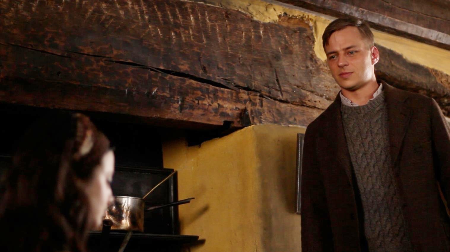 Andrea Riseborough stars as Sarah and Tom Wlaschiha stars as Albrecht  in Metrodome Distribution's Resistance (2011)