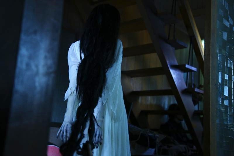 Elly Nanami stars as Sadako Yamamura in Shudder's The Ring vs. the Grudge (2017)