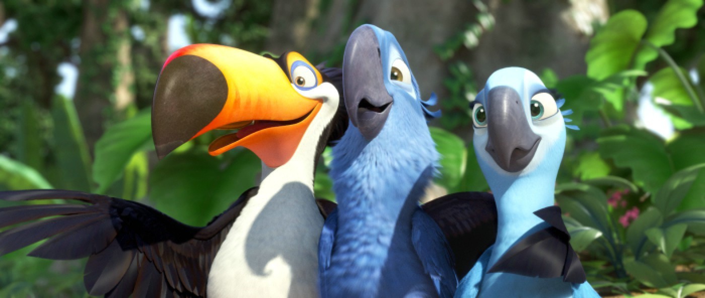 Rafael, Blu and Jewel from 20th Century Fox's Rio 2 (2014)