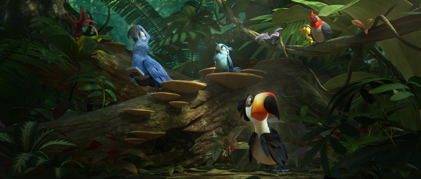 Blu, Carla, Nico, Pedro and Rafael from 20th Century Fox's Rio 2 (2014)