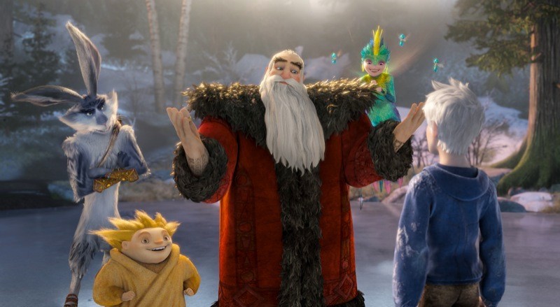 The Easter Bunny, The Sandman, Nicholas St. North, The Tooth Fairy and Jack Frost in DreamWorks Animation' Rise of the Guardians (2012)
