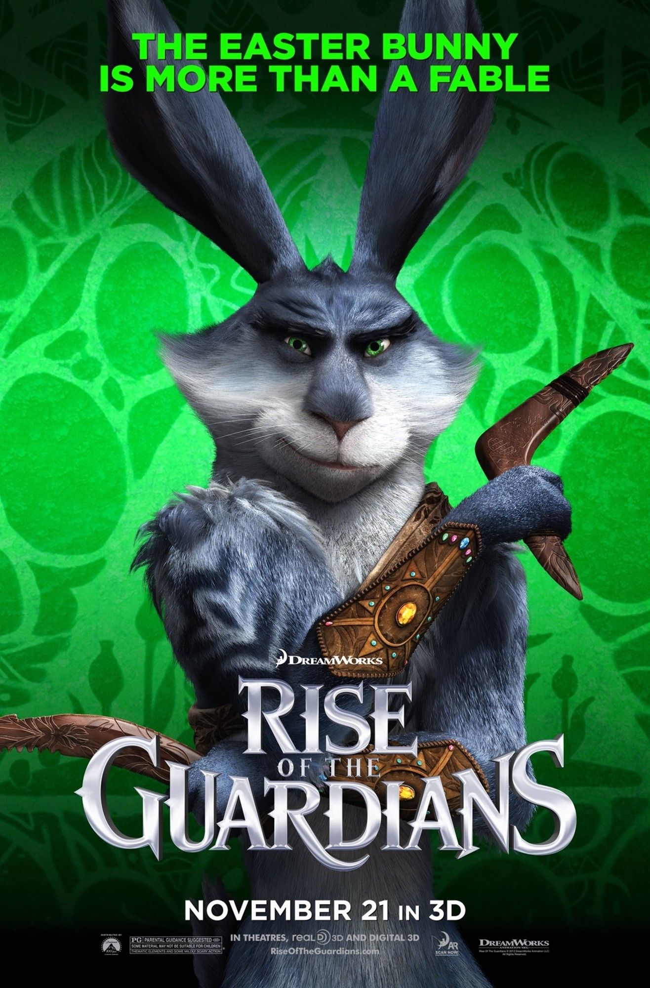 Poster of DreamWorks Animation' Rise of the Guardians (2012)