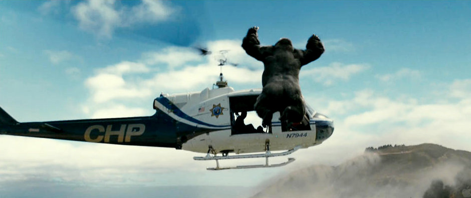 A scene from 20th Century Fox's Rise of the Planet of the Apes (2011)