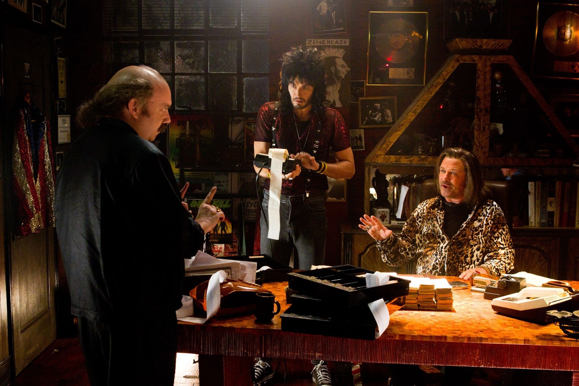 Paul Giamatti, Russell Brand and Alec Baldwin in Warner Bros. Pictures' Rock of Ages (2012)