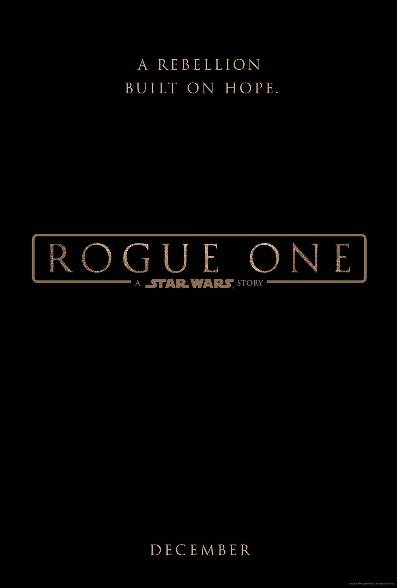 Poster of Walt Disney Pictures' Rogue One: A Star Wars Story (2016)