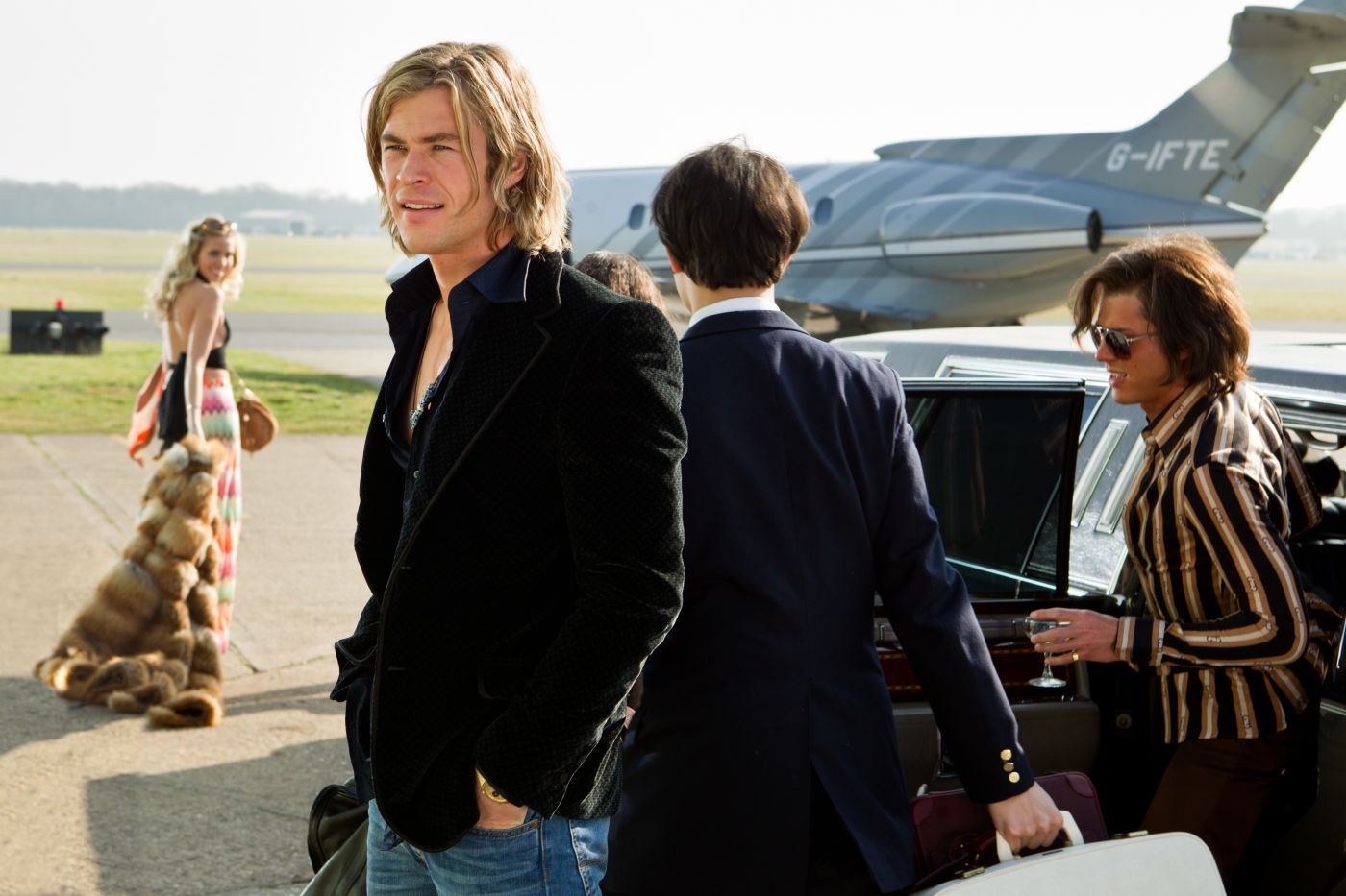 Chris Hemsworth stars as James Hunt in Universal Pictures' Rush (2013)