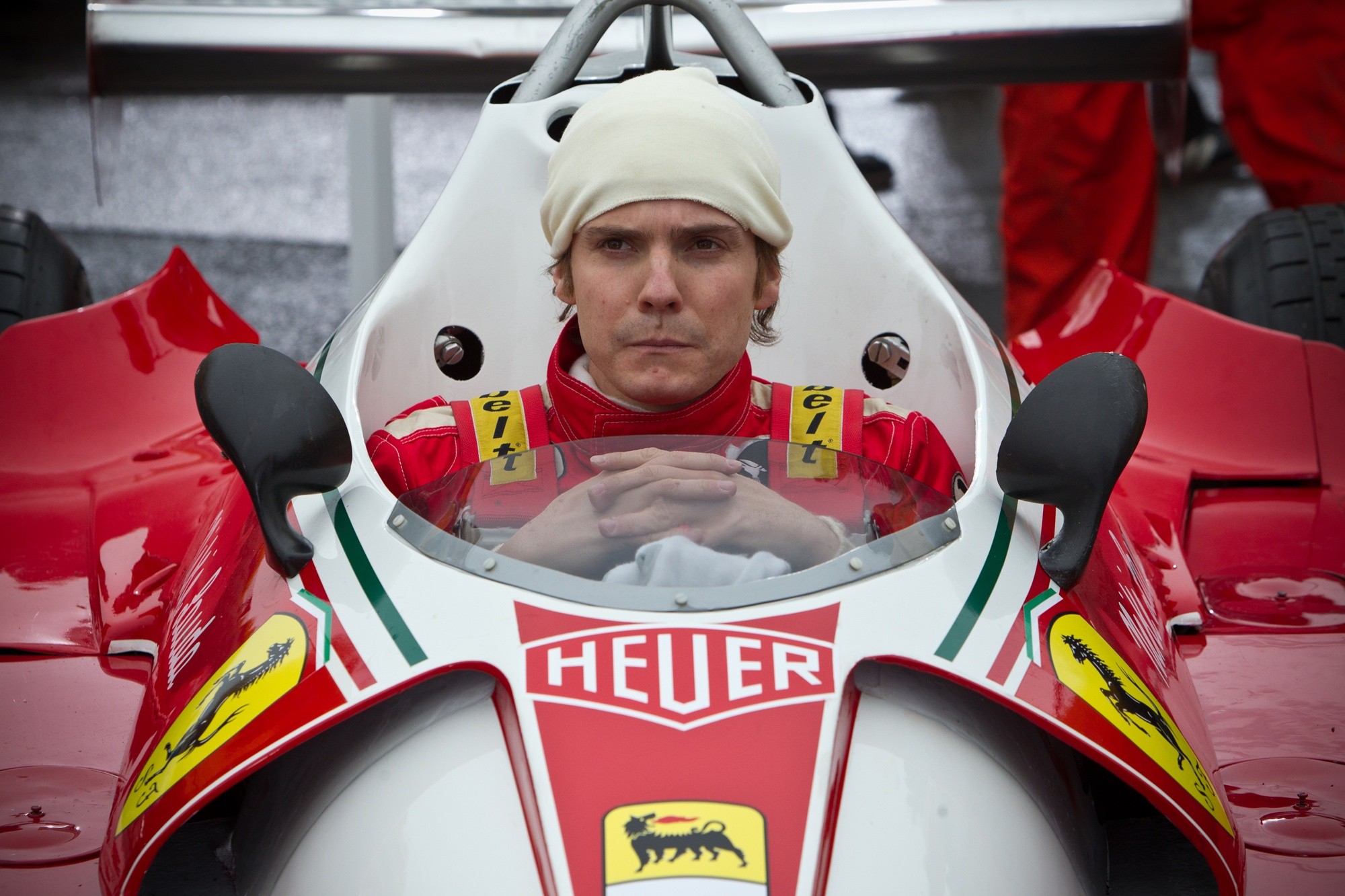 Daniel Bruhl stars as Niki Lauda in Universal Pictures' Rush (2013)