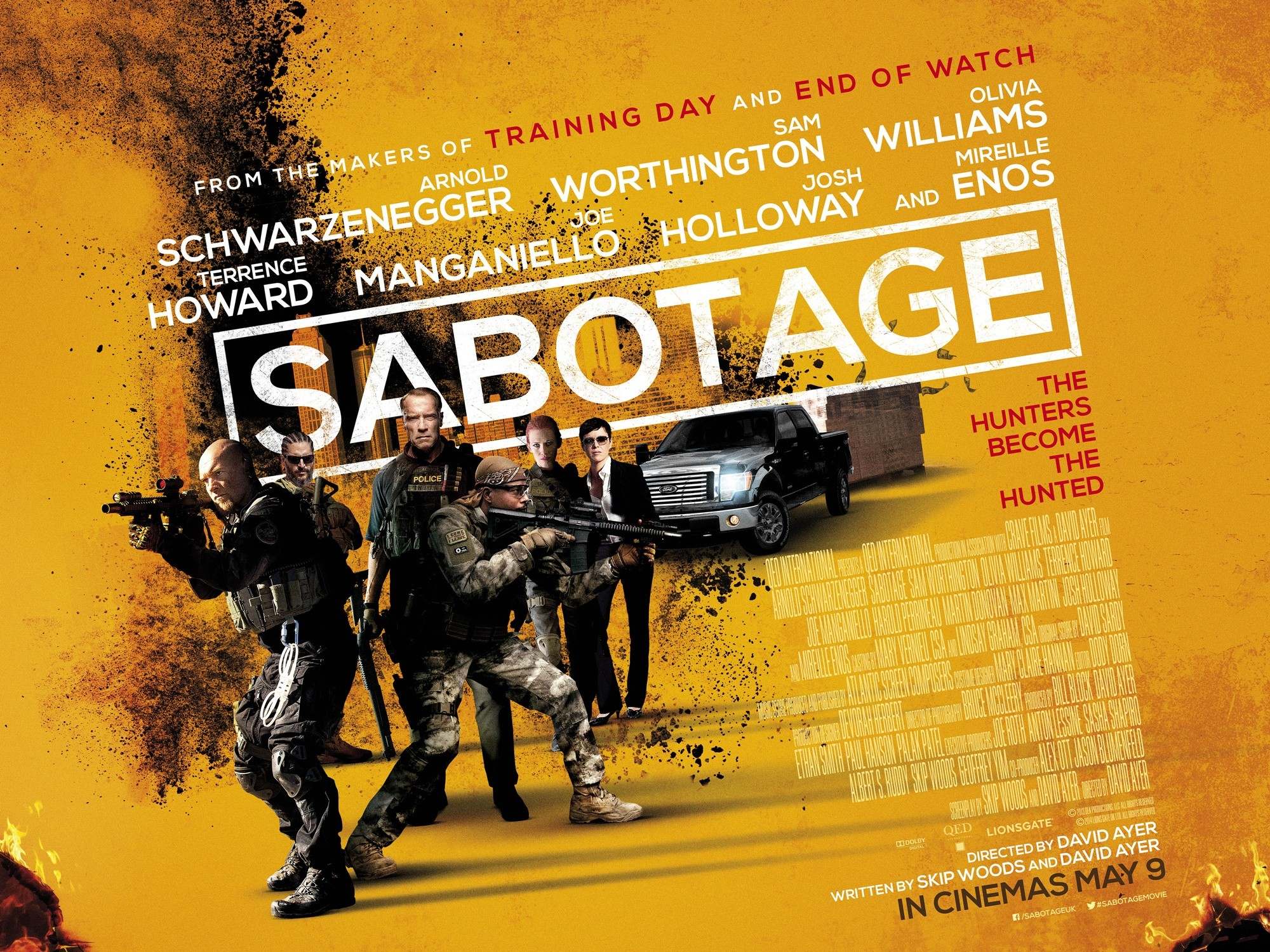 Poster of Open Road Films' Sabotage (2014)