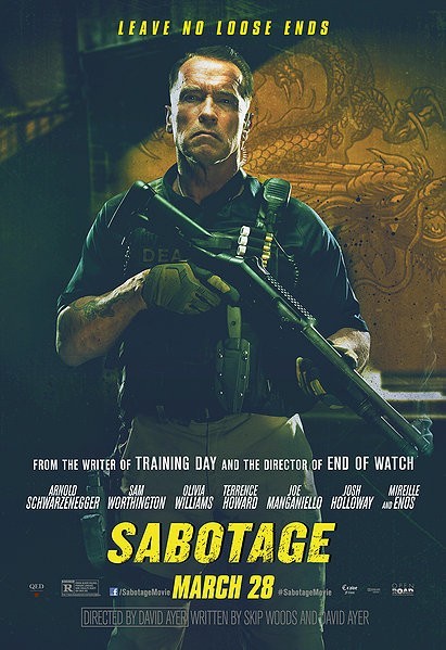 Arnold Schwarzenegger stars as John 'Breacher' Wharton in Open Road Films' Sabotage (2014)