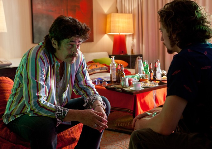 Benicio Del Toro stars as Lado and Aaron Johnson stars as Ben in Universal Pictures' Savages (2012)