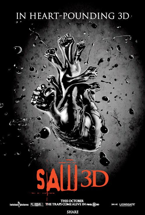 Poster of Lionsgate Films' Saw 3D (2010)
