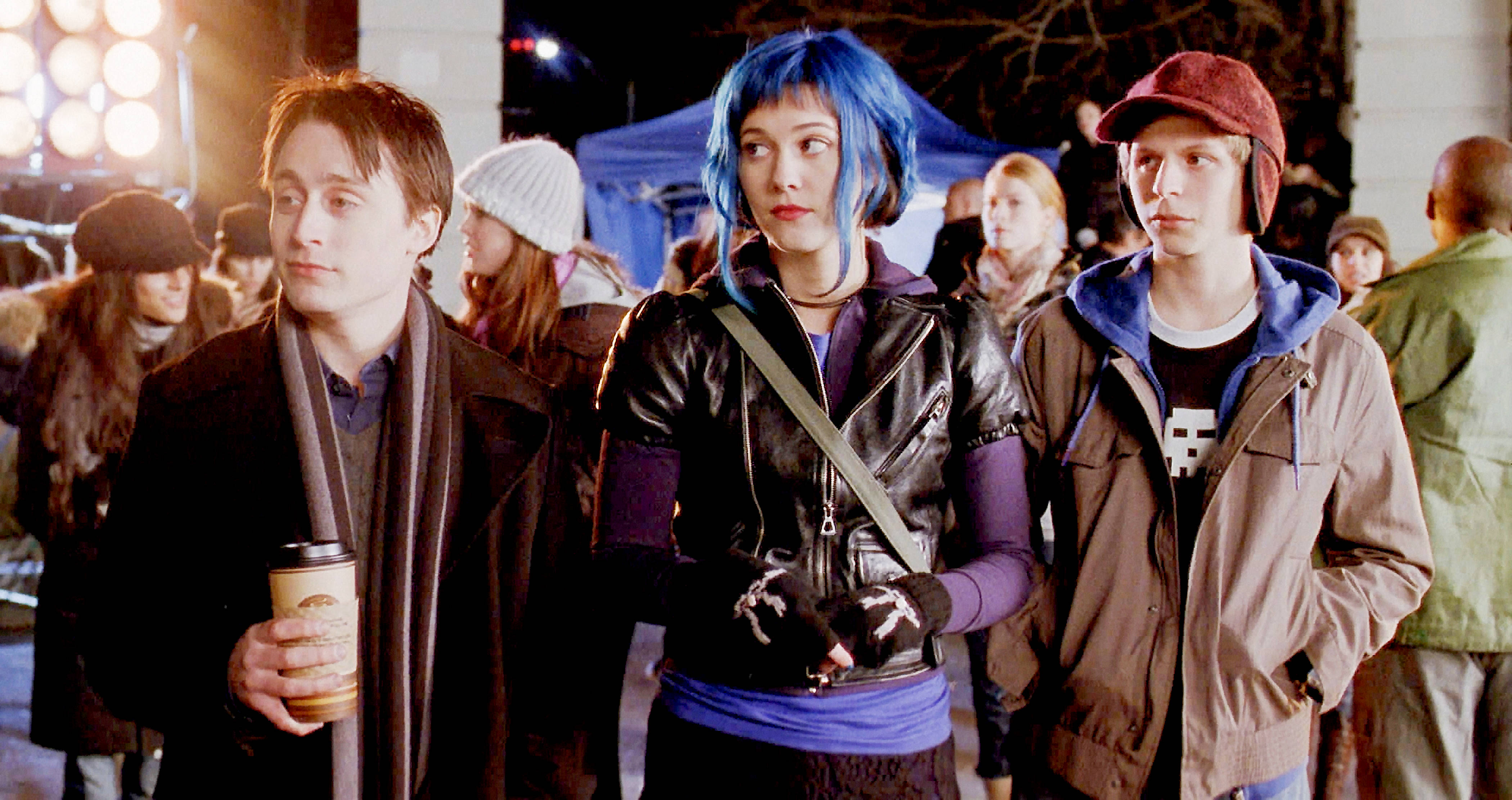 Kieran Culkin, Mary Elizabeth Winstead and Michael Cera in Universal Pictures' Scott Pilgrim vs. the World (2010)