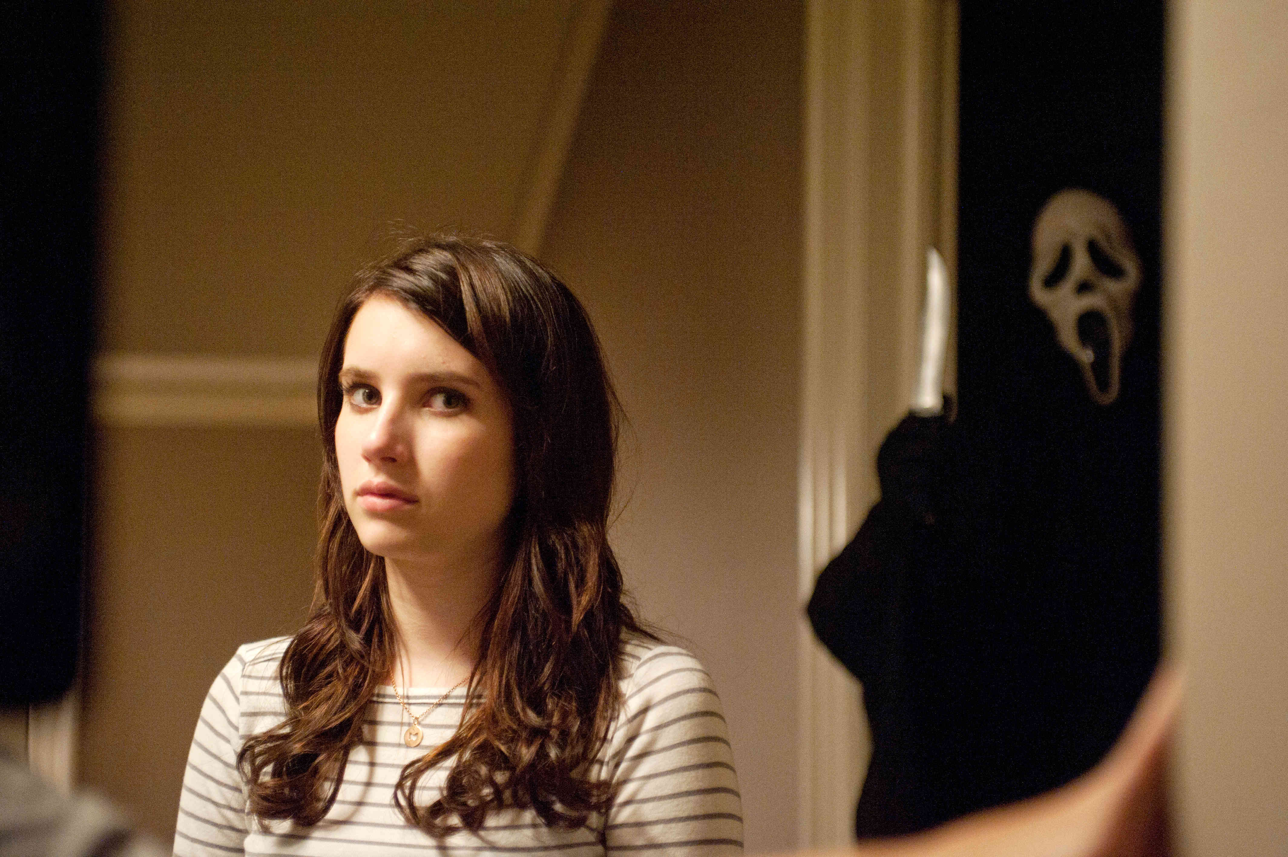 Emma Roberts stars as Jill Roberts in Dimension Films' Scream 4 (2011)