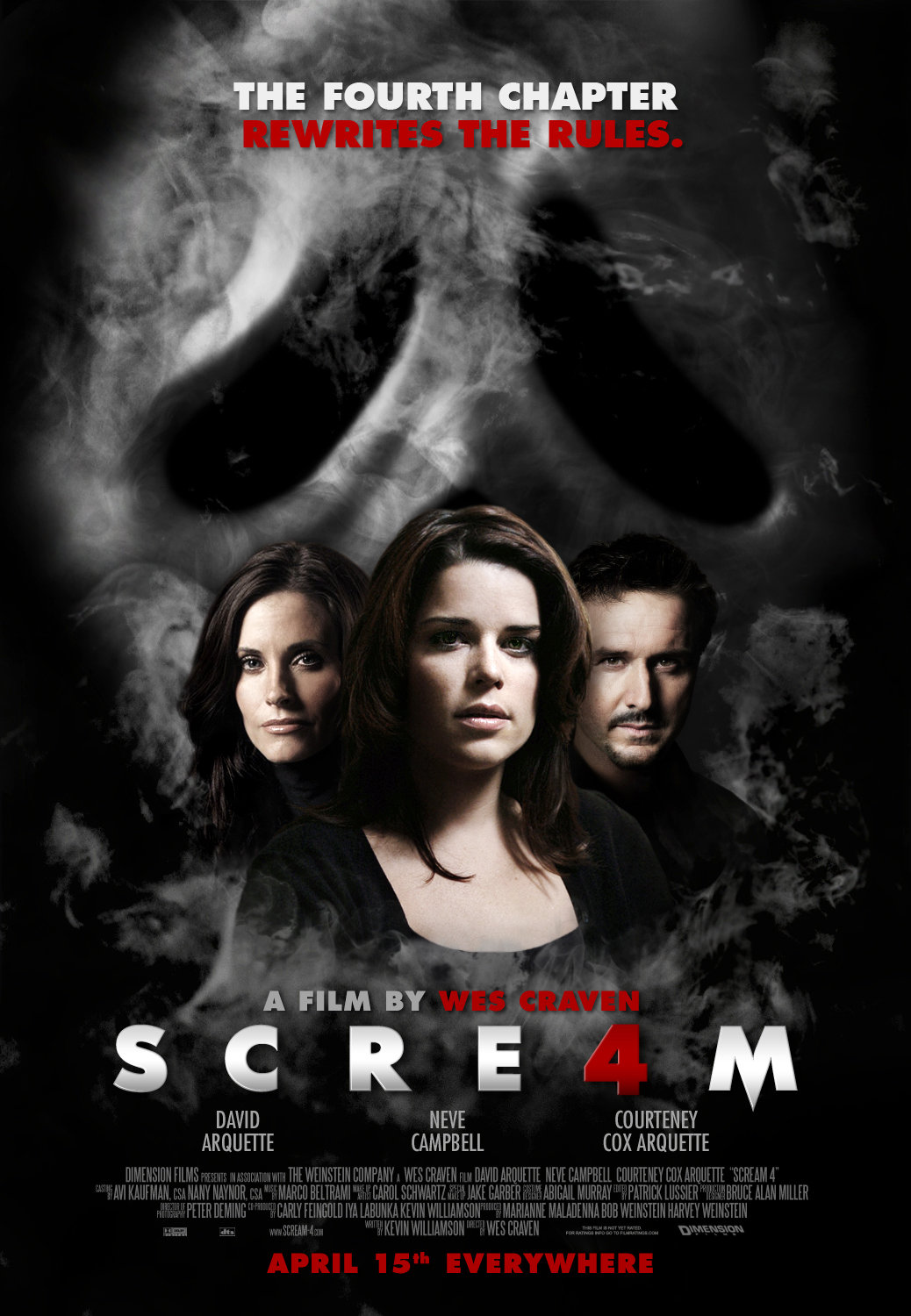 Poster of Dimension Films' Scream 4 (2011)