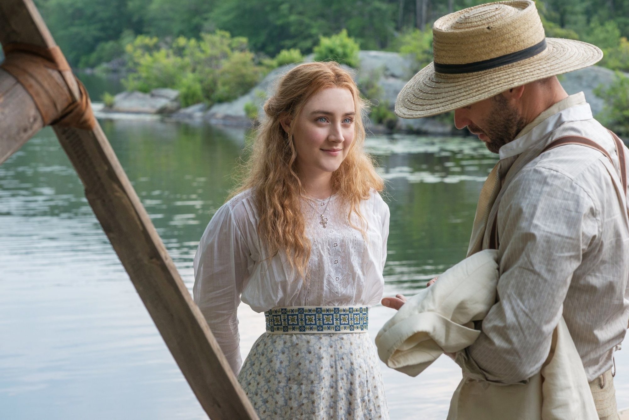 Saoirse Ronan stars as Nina and Corey Stoll stars as Boris Trigorin in Sony Pictures Classics' The Seagull (2018)