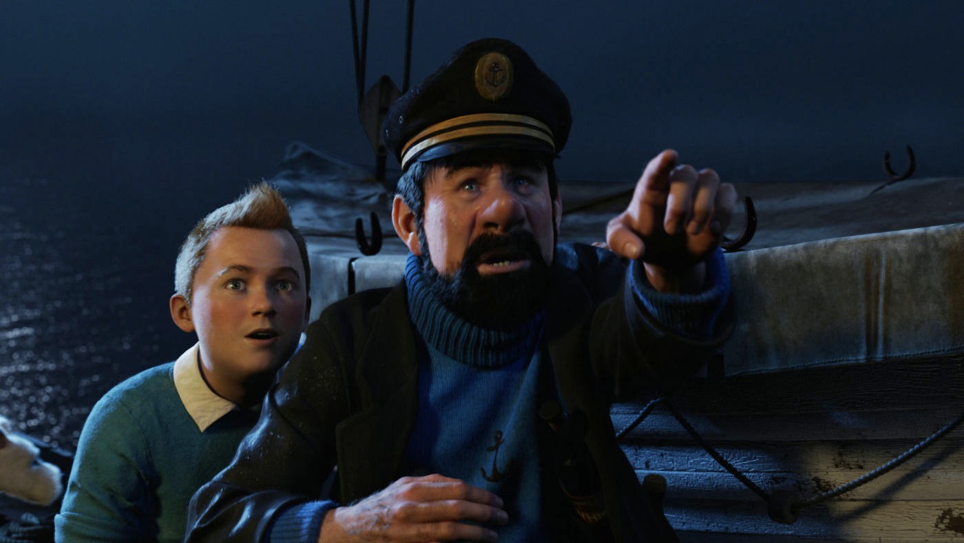 A scene from Paramount Pictures' The Adventures of Tintin: The Secret of the Unicorn (2011)