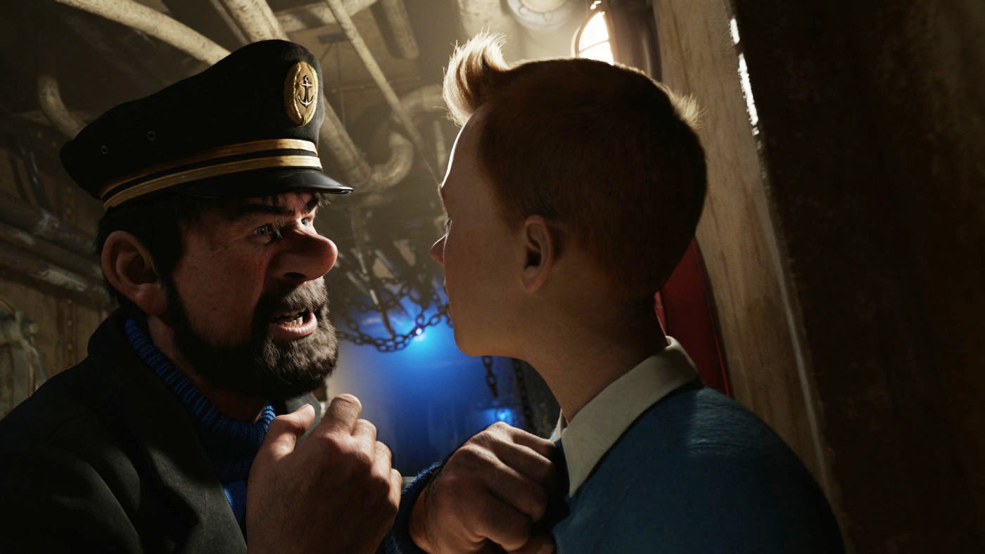 A scene from Paramount Pictures' The Adventures of Tintin: The Secret of the Unicorn (2011)